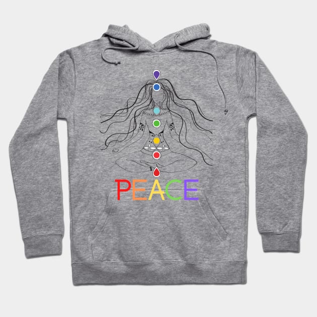 Chakra Balancing Peace Hoodie by Hypnotic Highs